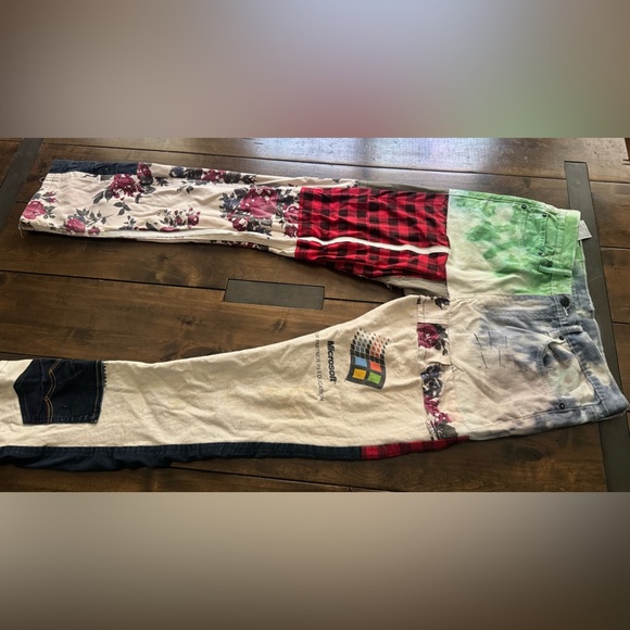 Custom Levi Strauss Jeans Size 34/32 (One of A Kind) patch work